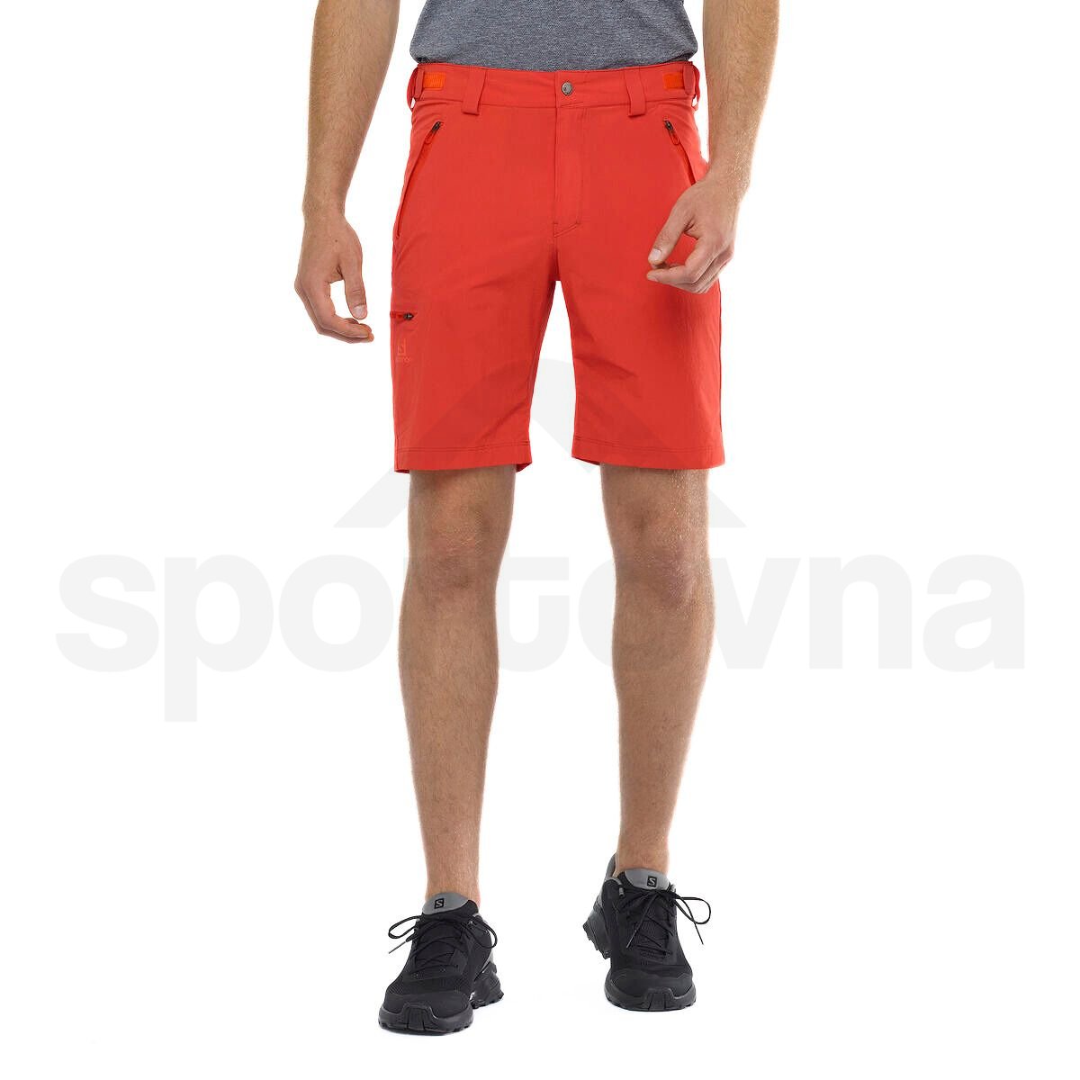 Kraťasy Salomon WAYFARER SHORT M - oranžová (standardní délka)