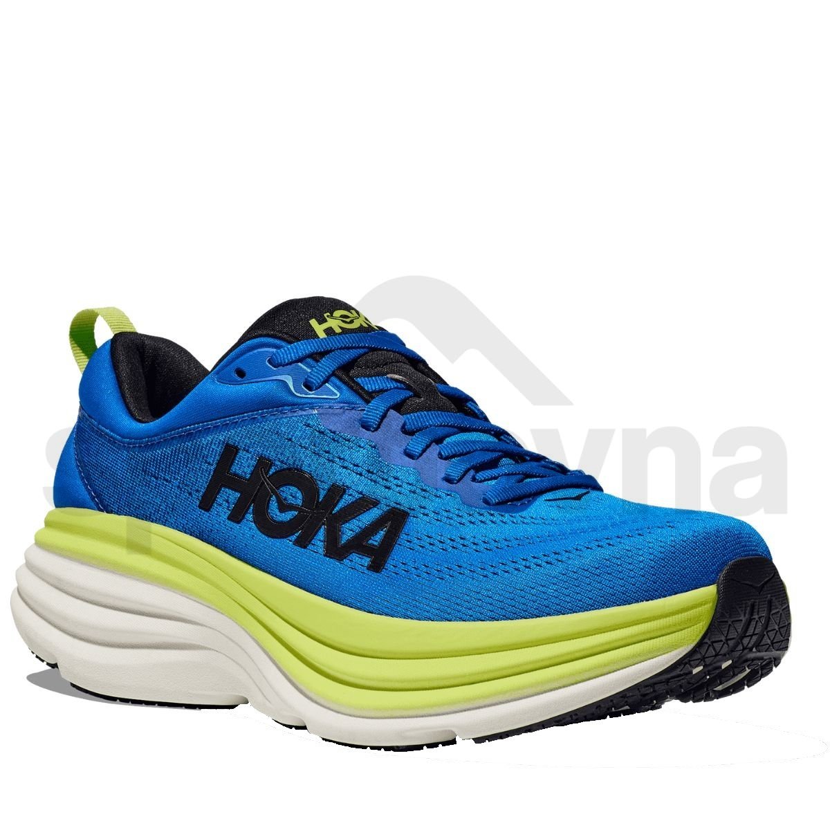 Obuv Hoka Bondi 8 Wide M - modrá/žltá