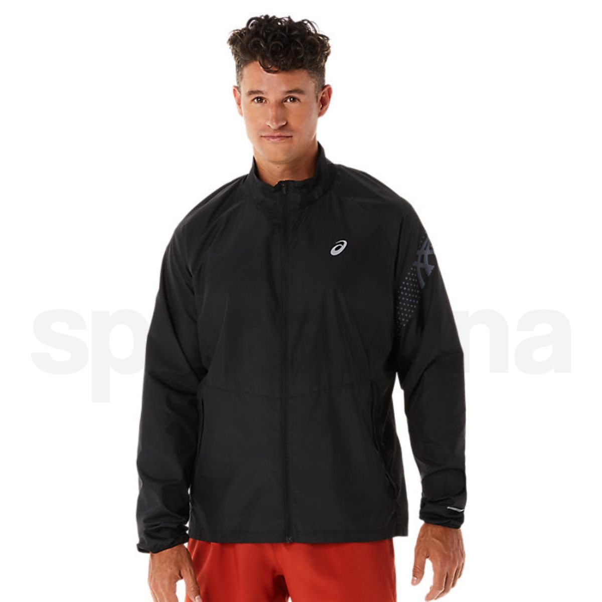 Bunda Asics Icon Jacket M - čierna