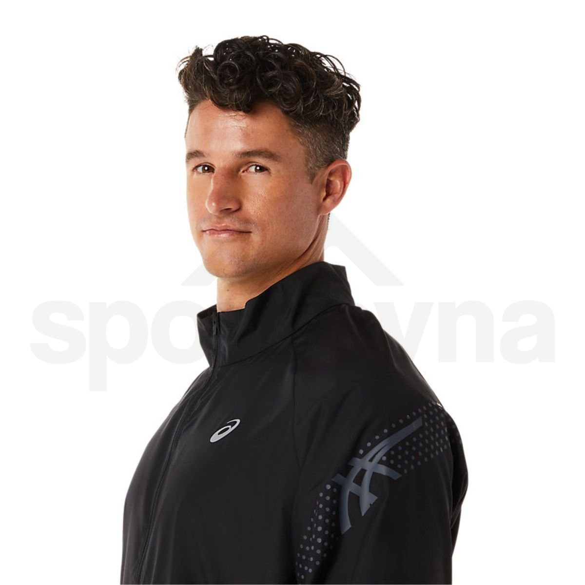 Bunda Asics Icon Jacket M - čierna