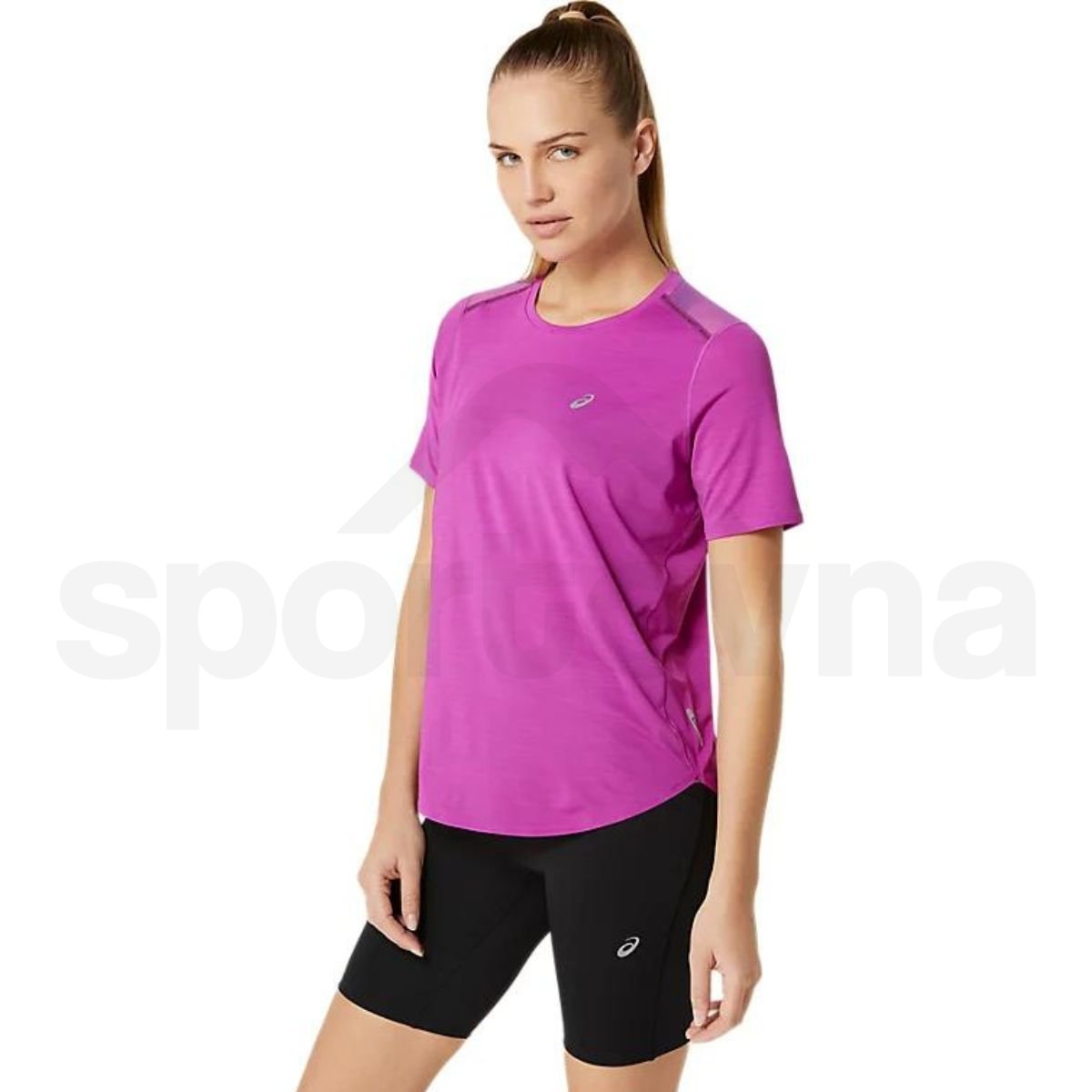 Tričko Asics Road SS Top W - fialová