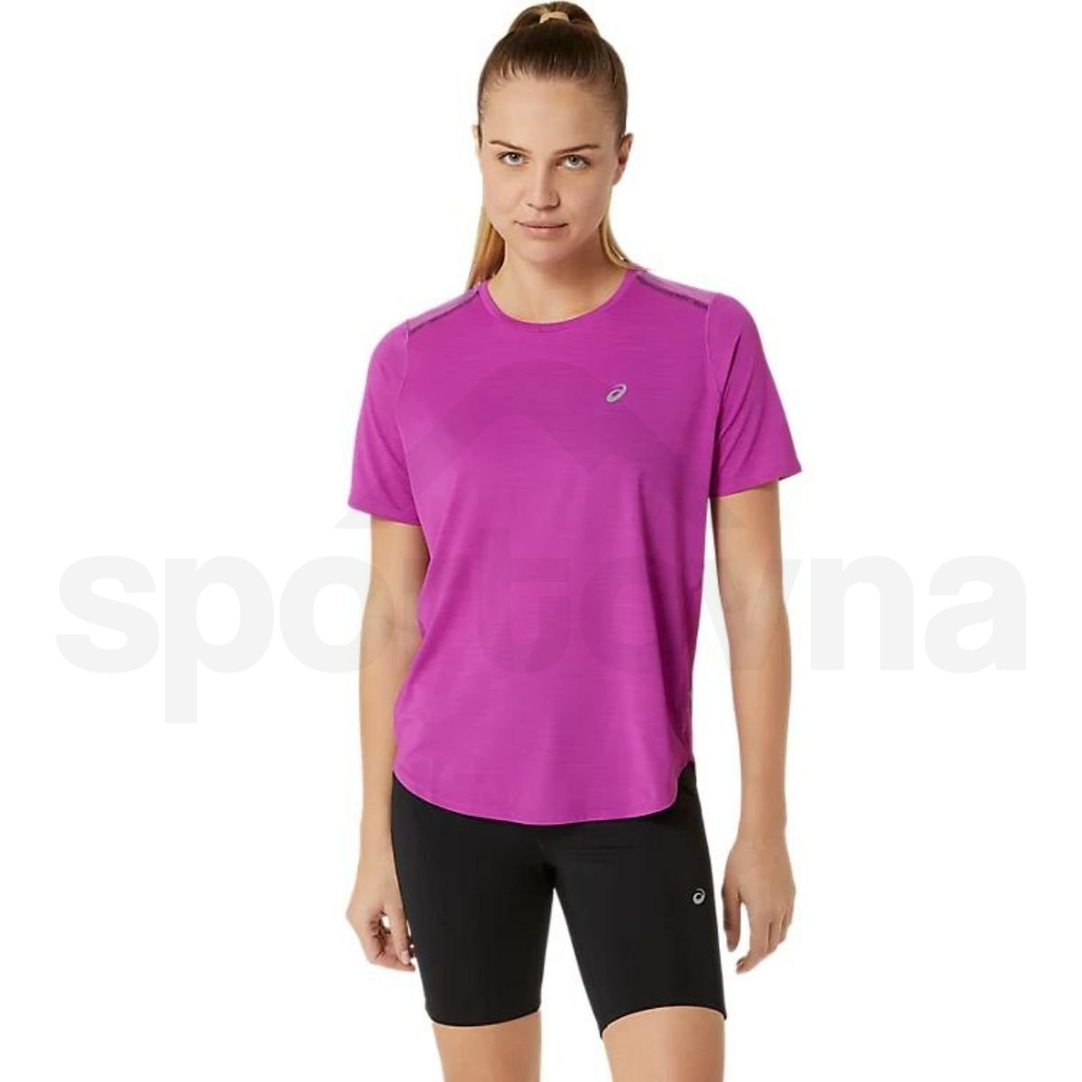 Tričko Asics Road SS Top W - fialová