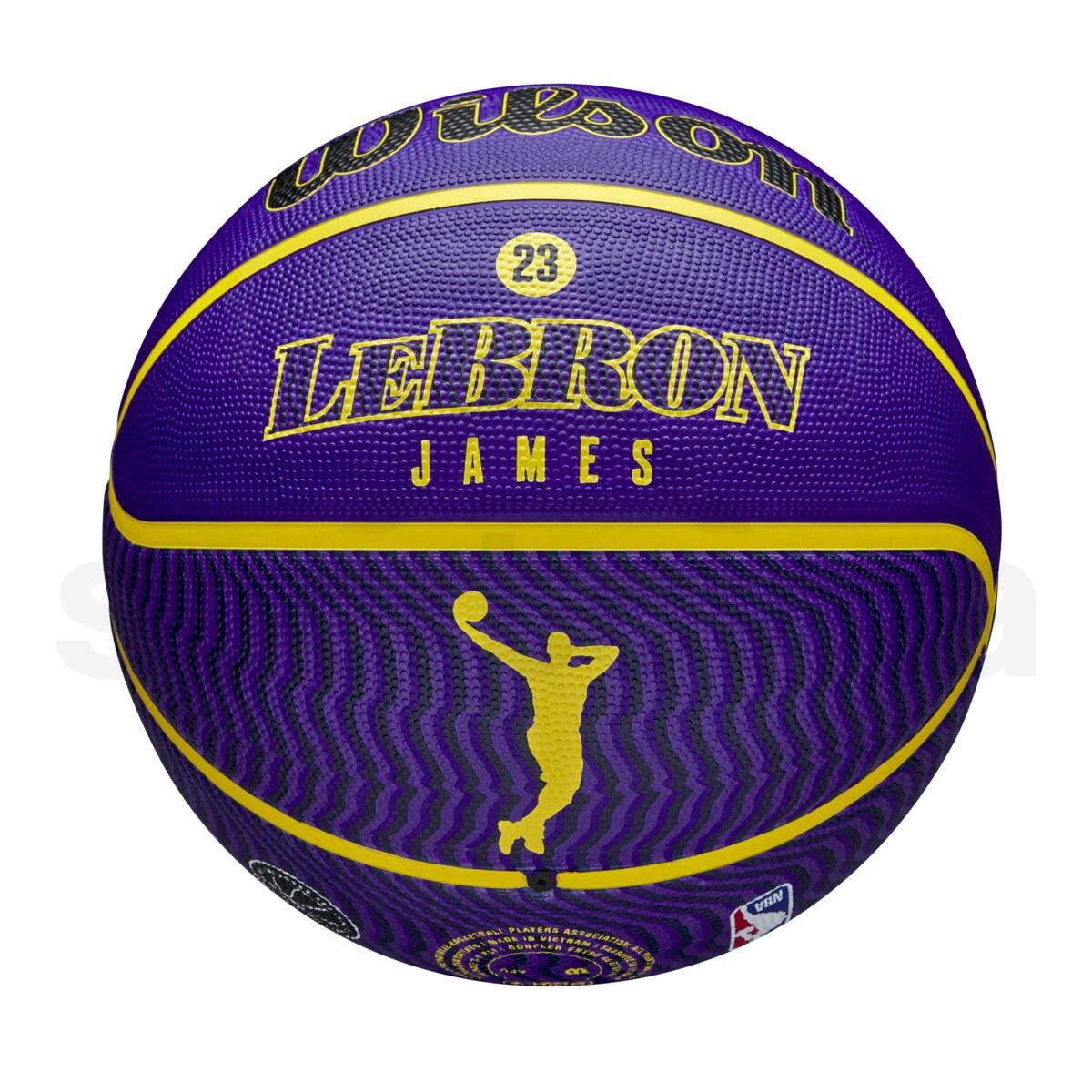 Lopta Wilson NBA Player Icon Outdoor Bskt Lebron - fialová