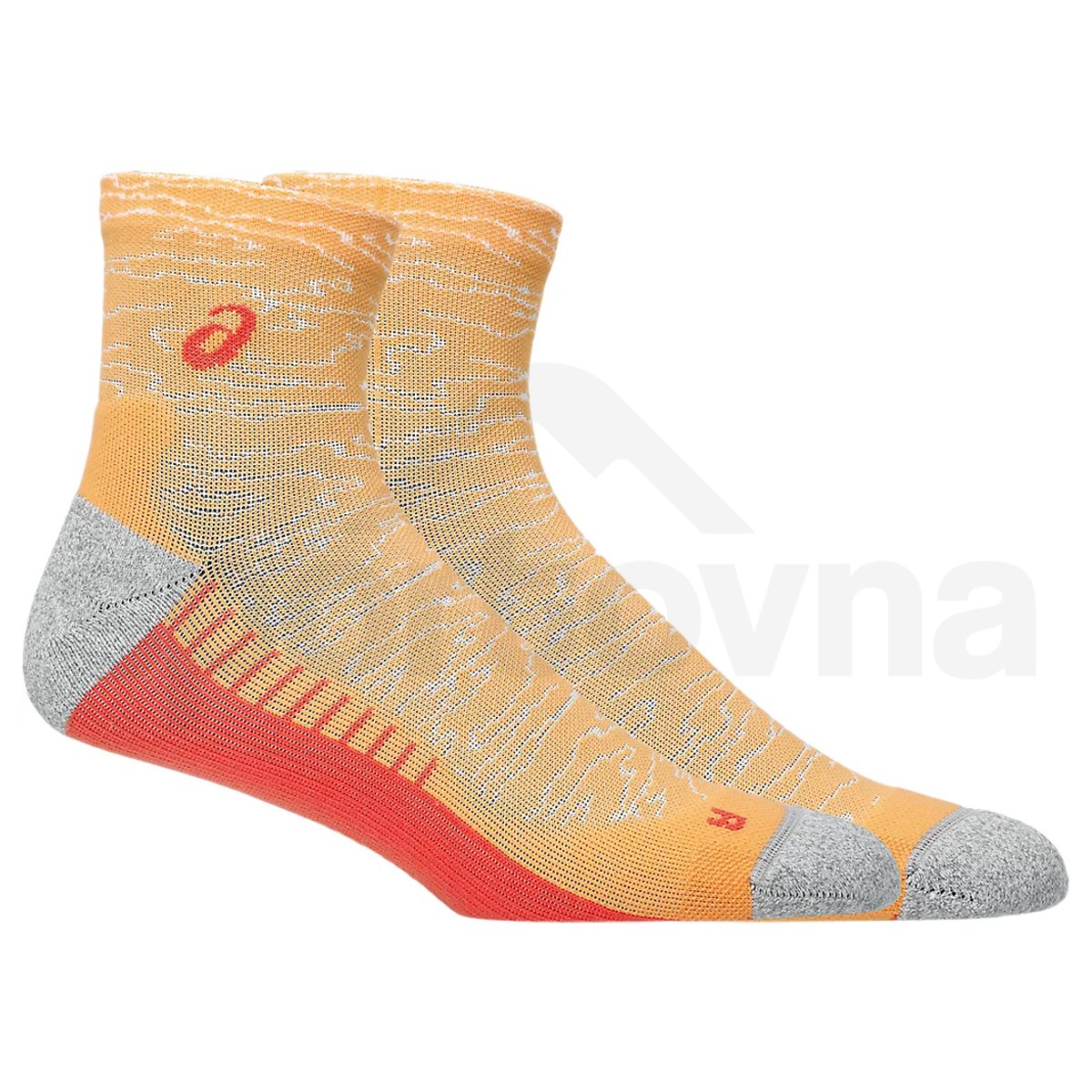 Ponožky Asics Performance Run Sock Quarter - oranžová