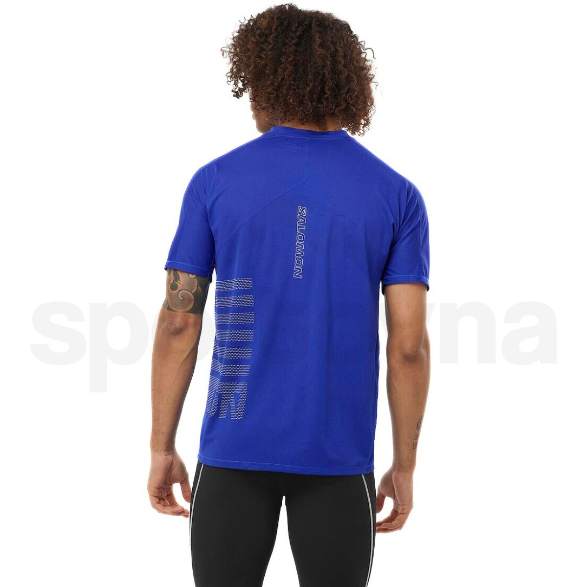 Футболка Salomon Sense Aero SS Tee GFX M - синій