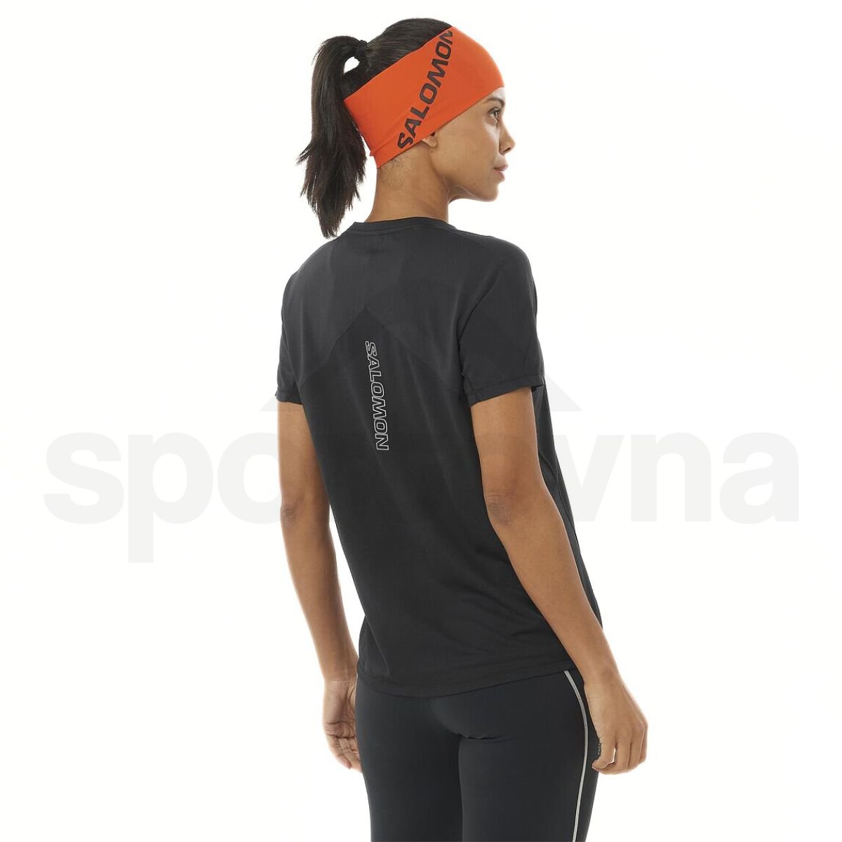 Tričko Salomon Sense Aero SS Tee W - černá