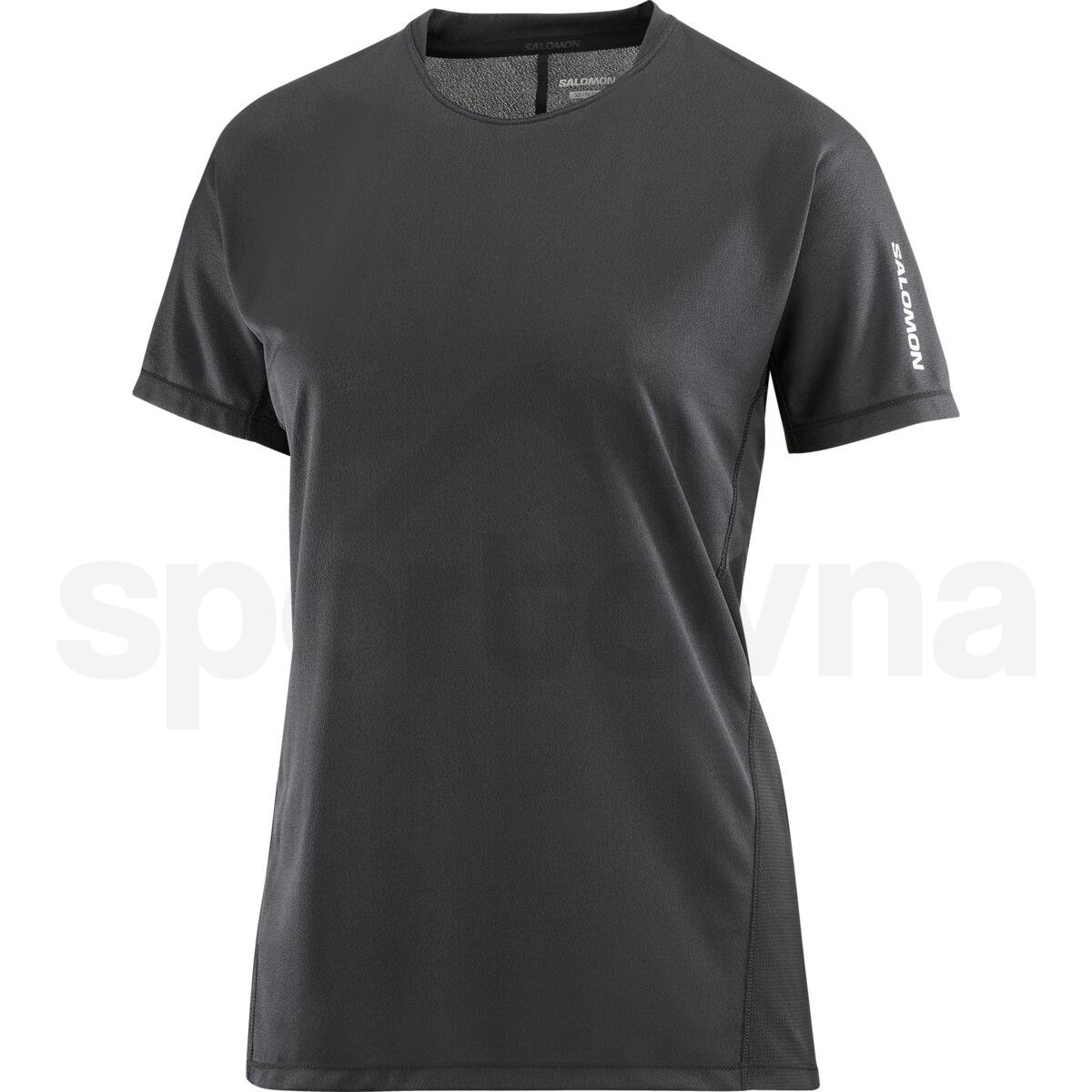 Tričko Salomon Sense Aero SS Tee W - černá