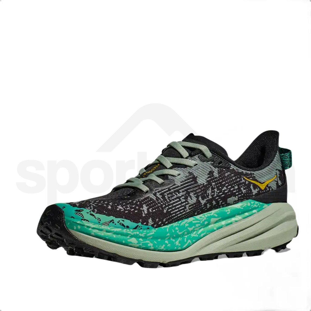 Obuv Hoka Speedgoat 6 W - černá/zelená