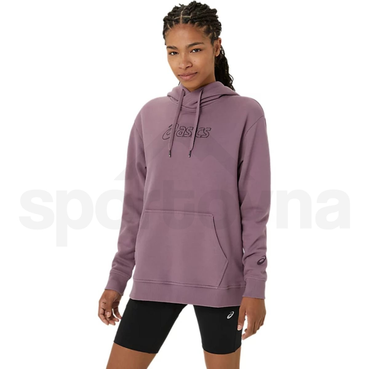 Mikina Asics Logo Oth Hoodie W - fialová