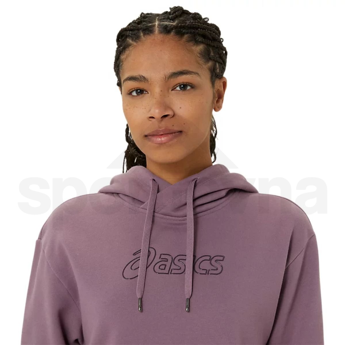 Mikina Asics Logo Oth Hoodie W - fialová