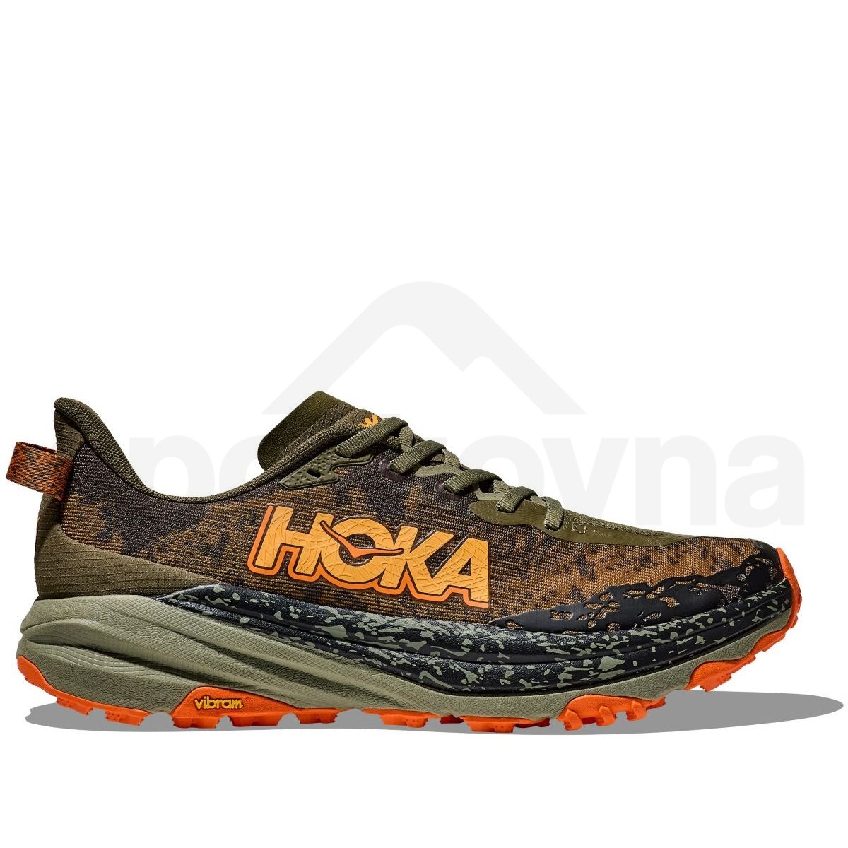 Obuv Hoka Speedgoat 6 M - zelená/hnedá/oranžová