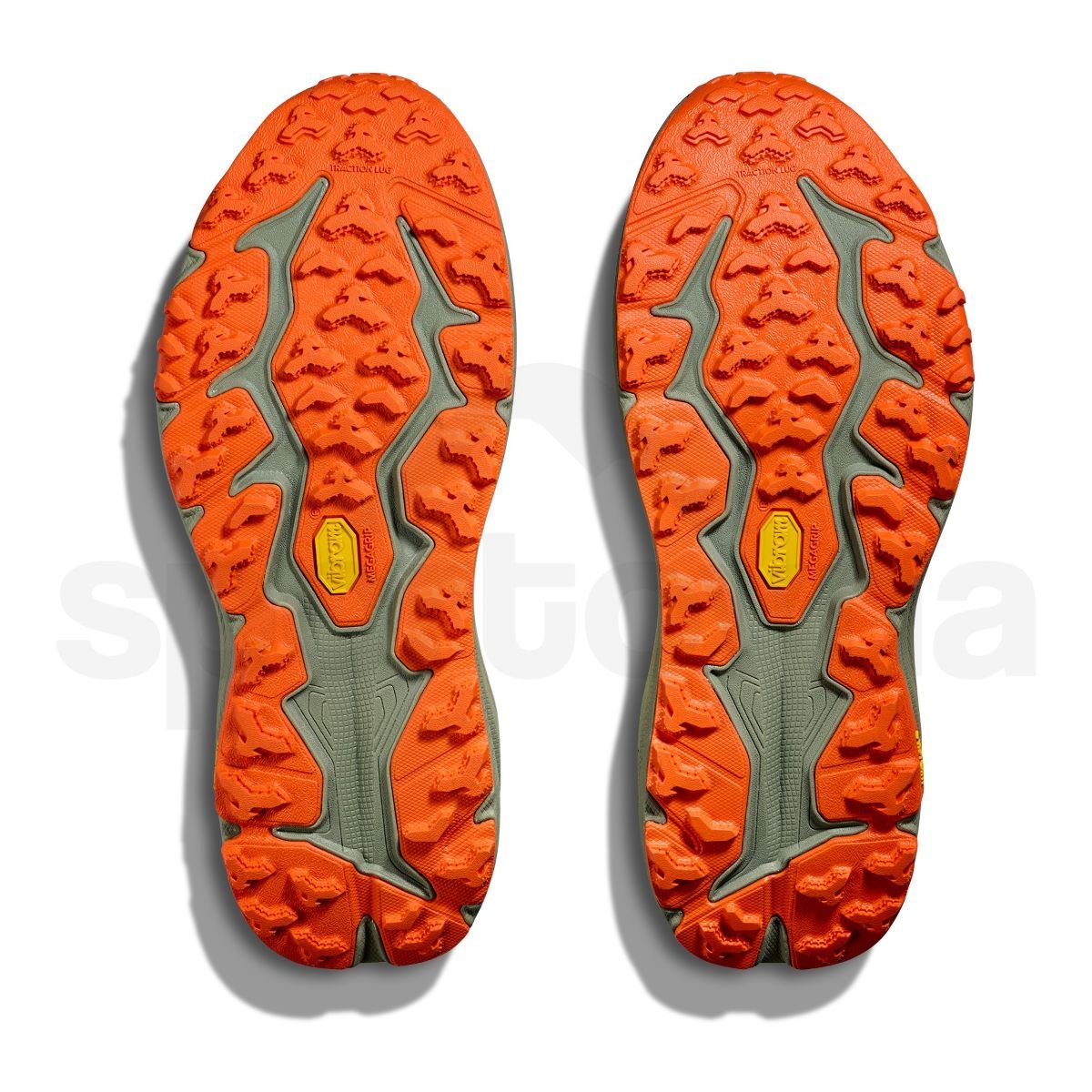 Obuv Hoka Speedgoat 6 Wide M - zelená/hnedá/oranžová