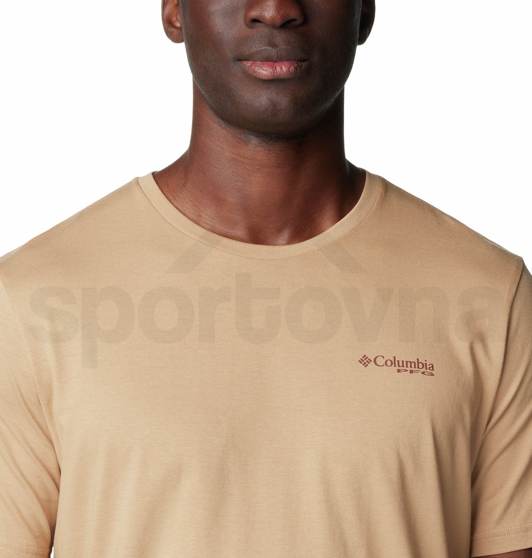 Tričko Columbia North Cascades™ Short Sleeve Tee M - béžová