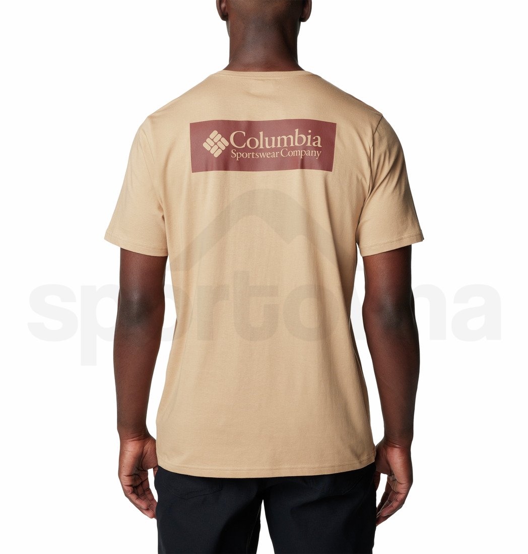 Tričko Columbia North Cascades™ Short Sleeve Tee M - béžová