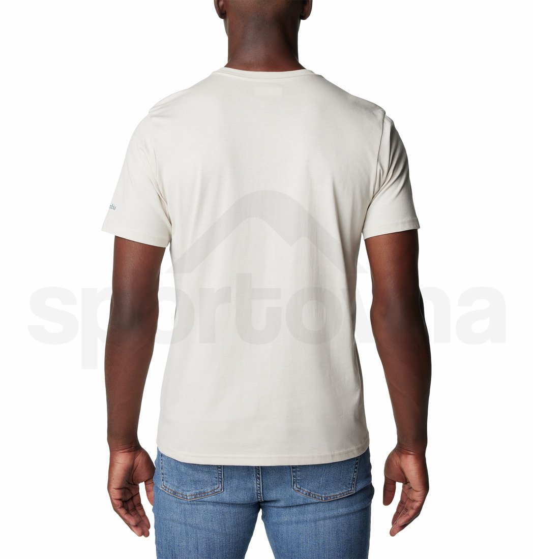 Tričko Columbia Rapid Ridge™ Graphic Tee M - biela/modrá