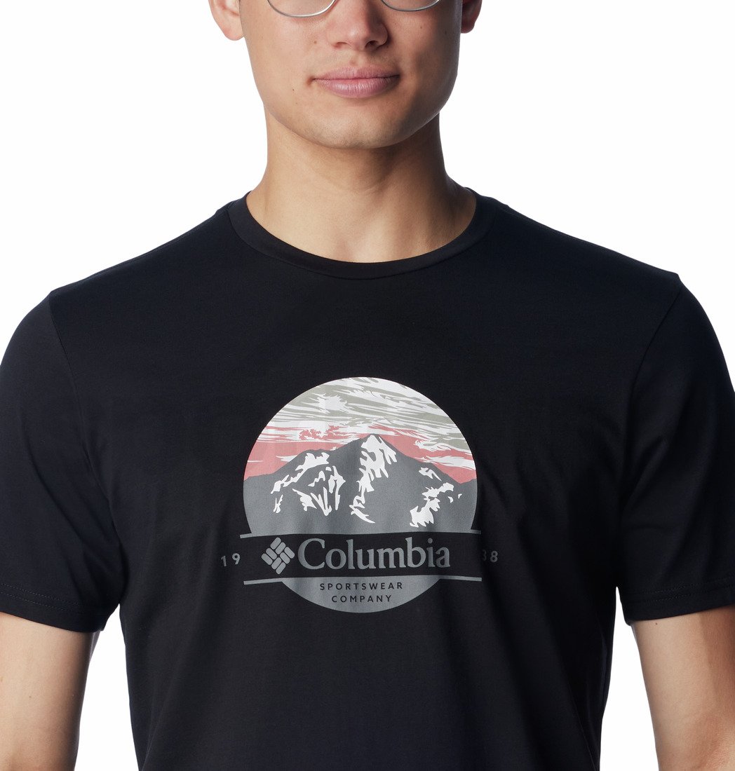 Tričko Columbia Path Lake™ Graphic Tee II M - čierna