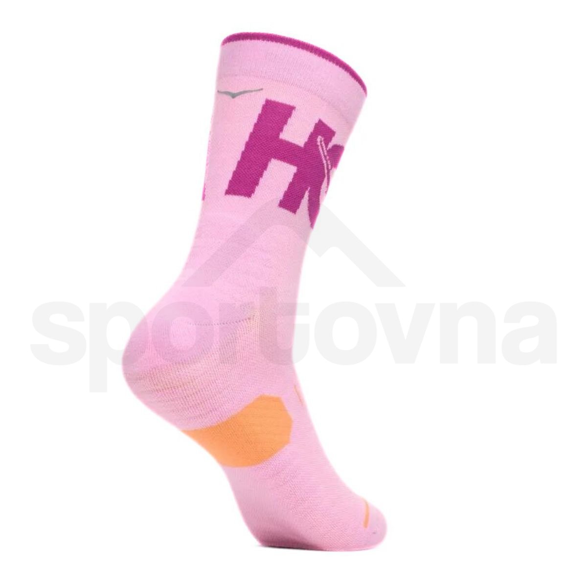 Ponožky Hoka Crew Run 3-Pack - ružová