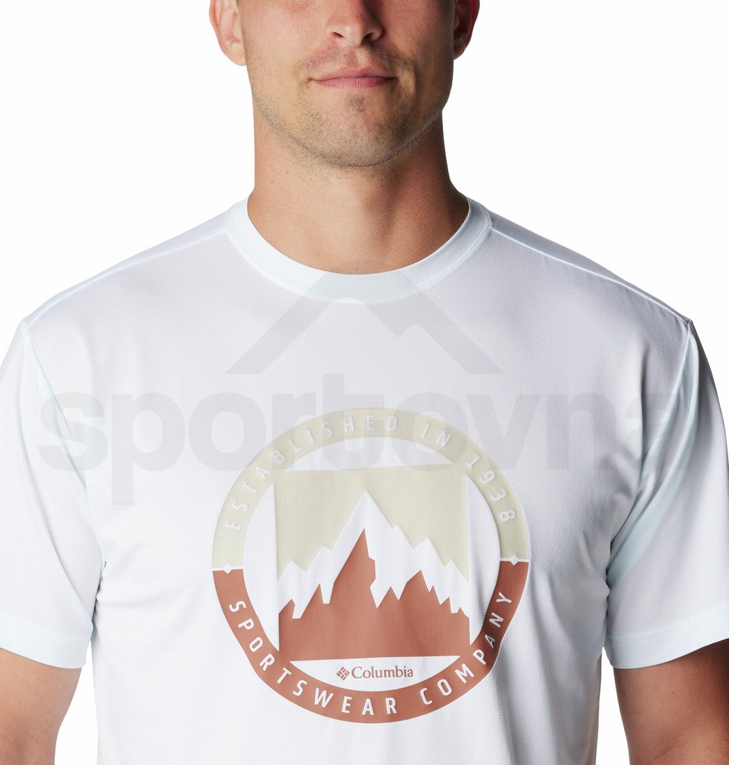 Tričko Columbia Ice Lake™ II SS Tee M - biela