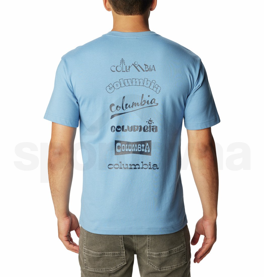 Футболка Columbia Burnt Lake™ Graphic SS Tee M - синій