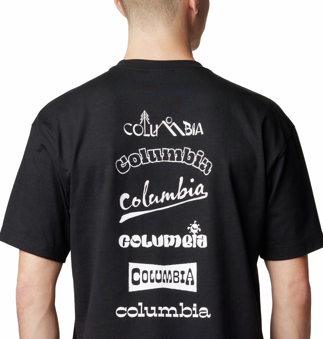 Футболка Columbia Burnt Lake™ Graphic SS Tee M - чорний