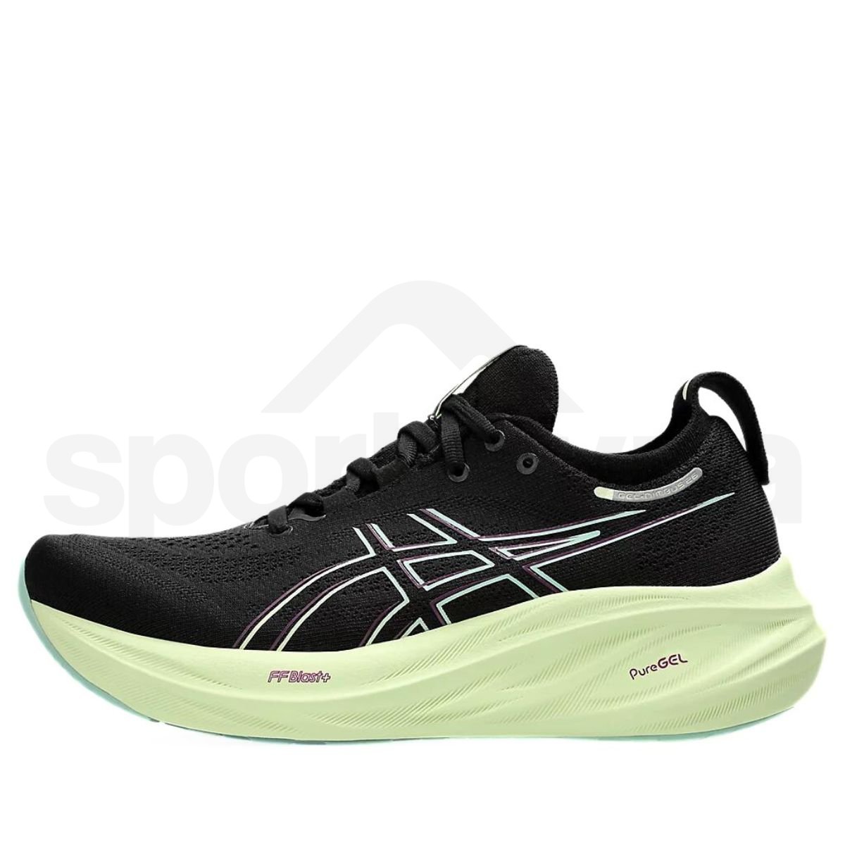 Obuv Asics Gel-Nimbus 26 W - čierna/zelená