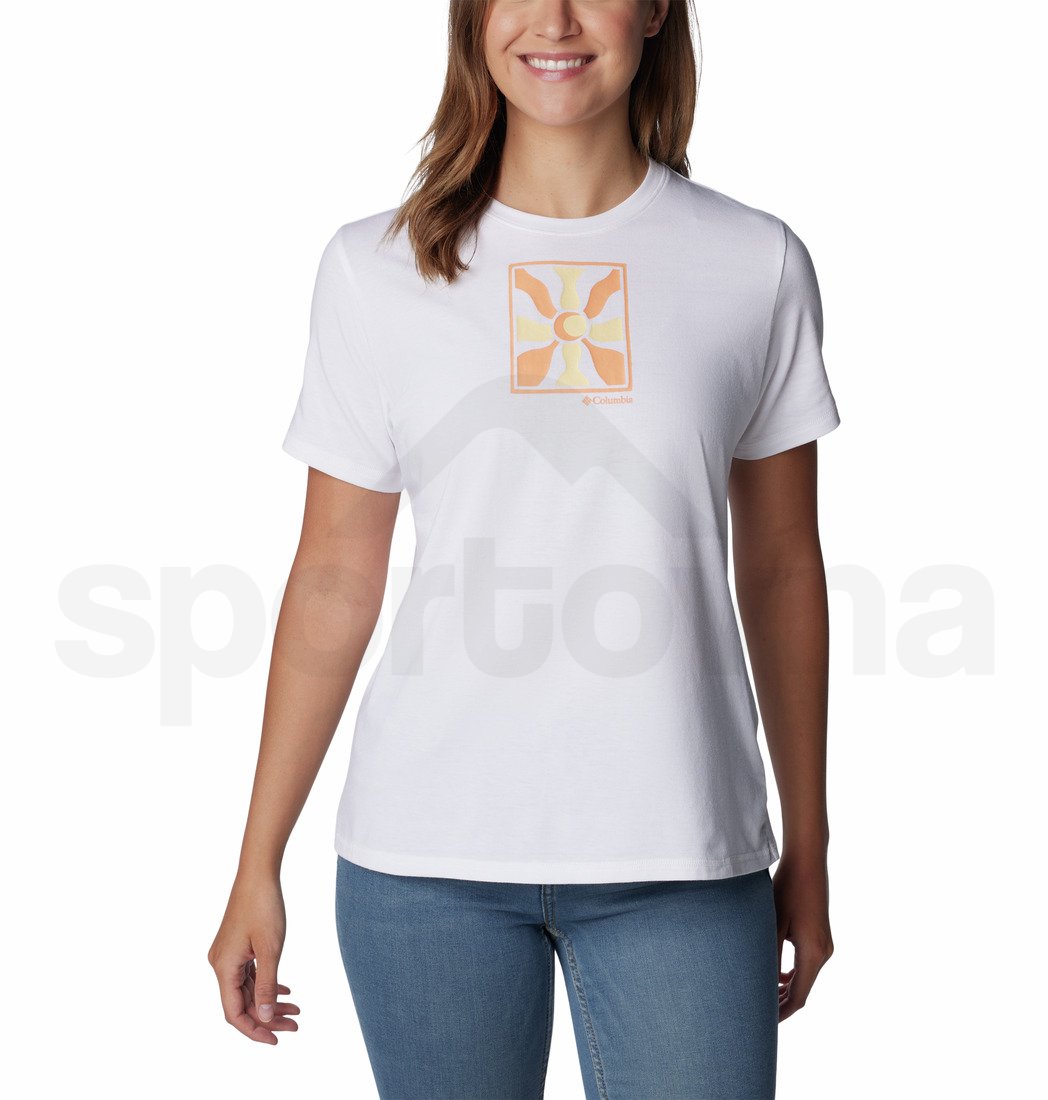 Tričko Columbia Sun Trek™ SS Graphic Tee W - bílá