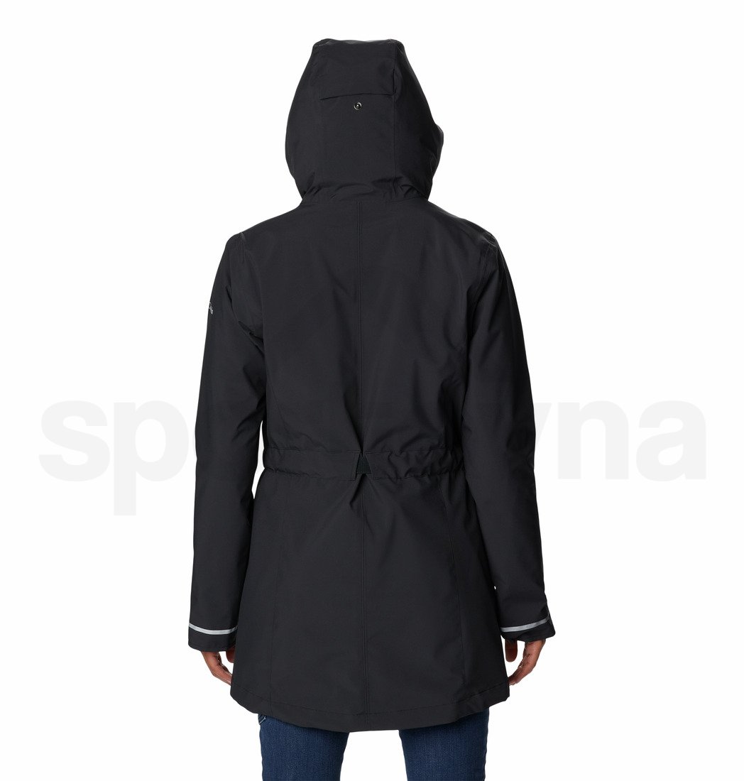 Bunda Columbia Here and There™ Trench II Jacket W - čierna