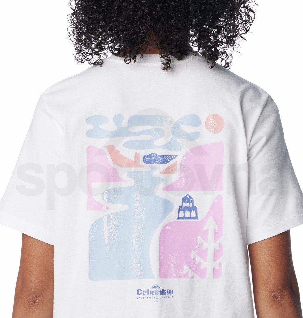 Tričko Columbia Boundless Beauty™ Logo SS Tee W - biela