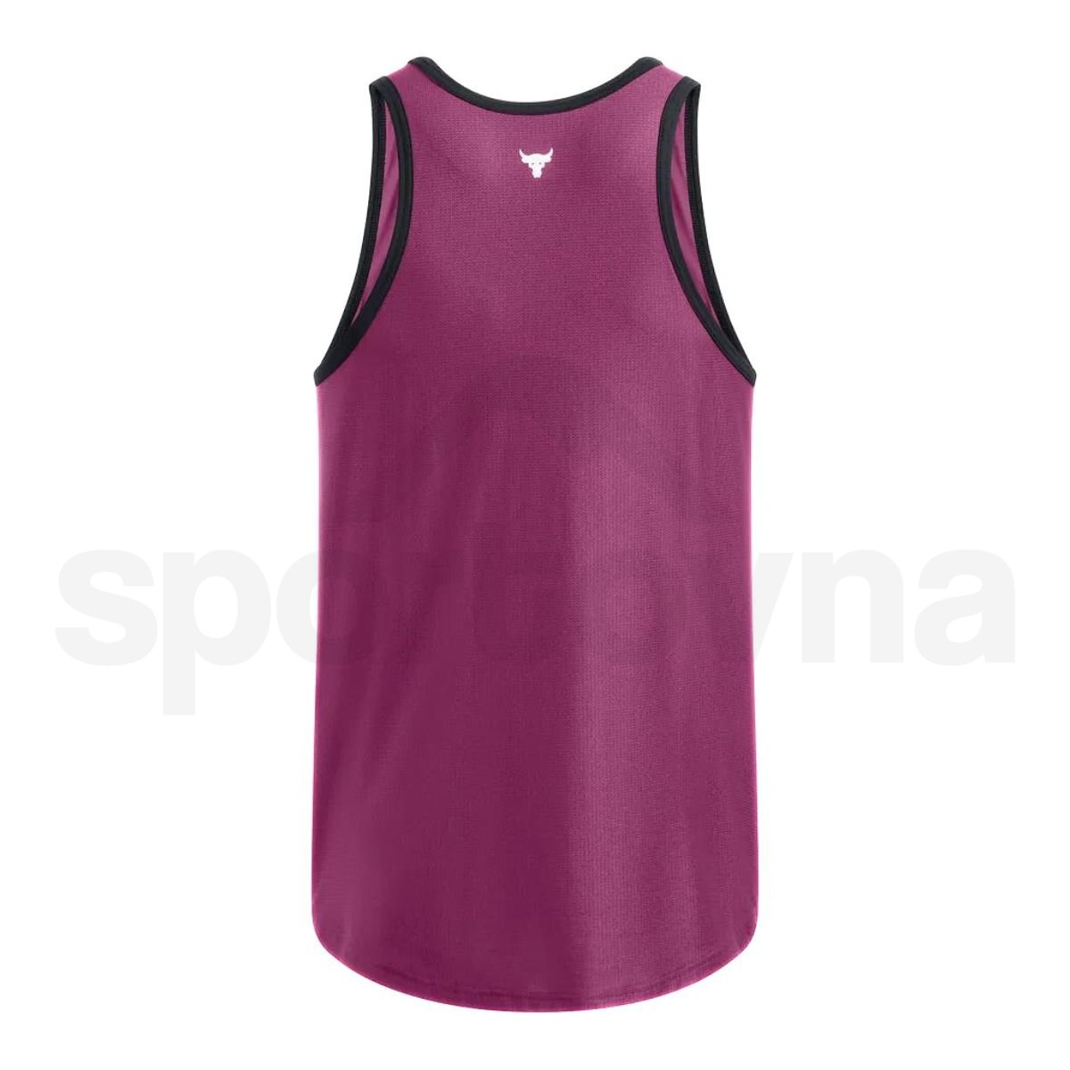 Tielko Under Armour Project Rock Mesh Tank Badge Of Honor M - fialová