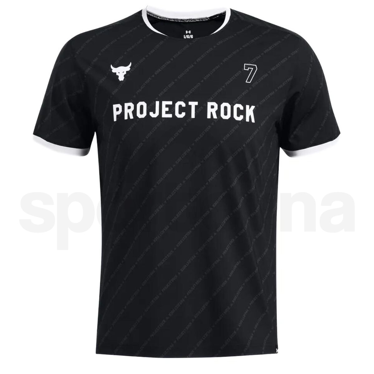 Tričko Under Armour Project Rock Rugby Shirt M - černá