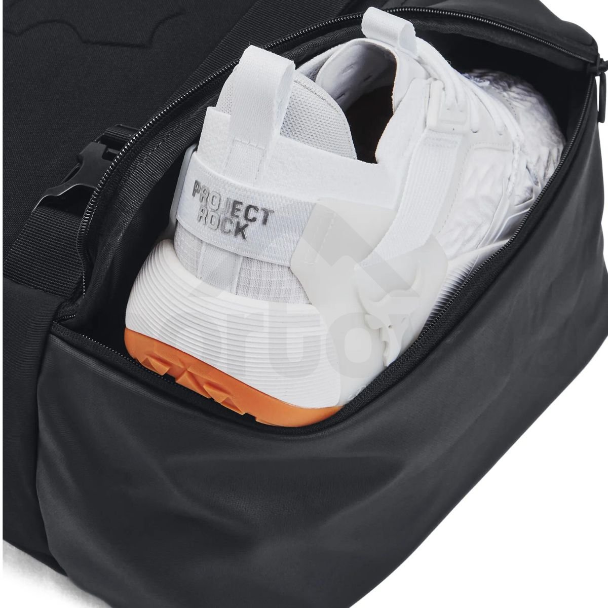 Batoh Under Armour UA Project Rock Box Duffle BP - černá