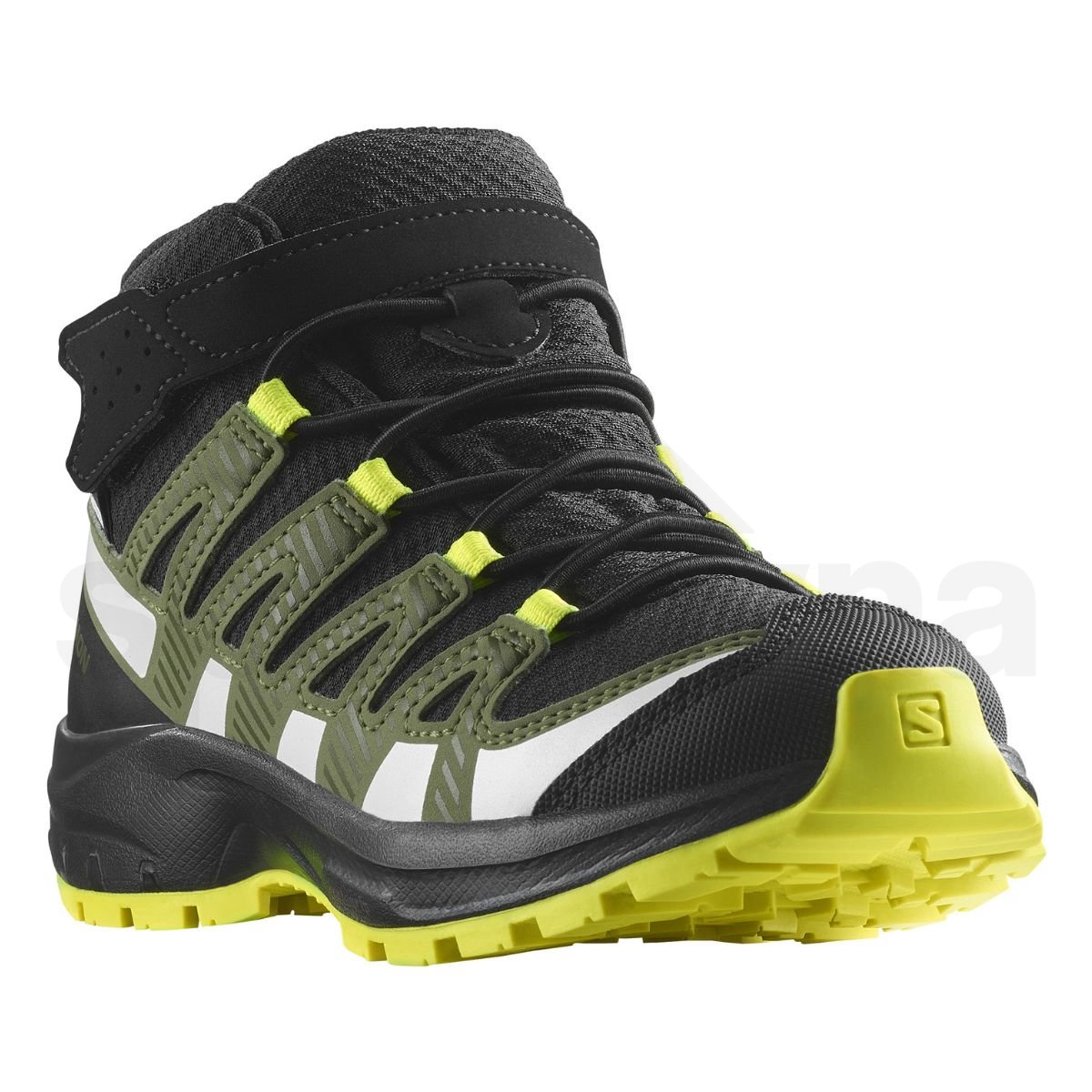 Salomon XA PRO V8 Mid CSWP J - čierna/zelená