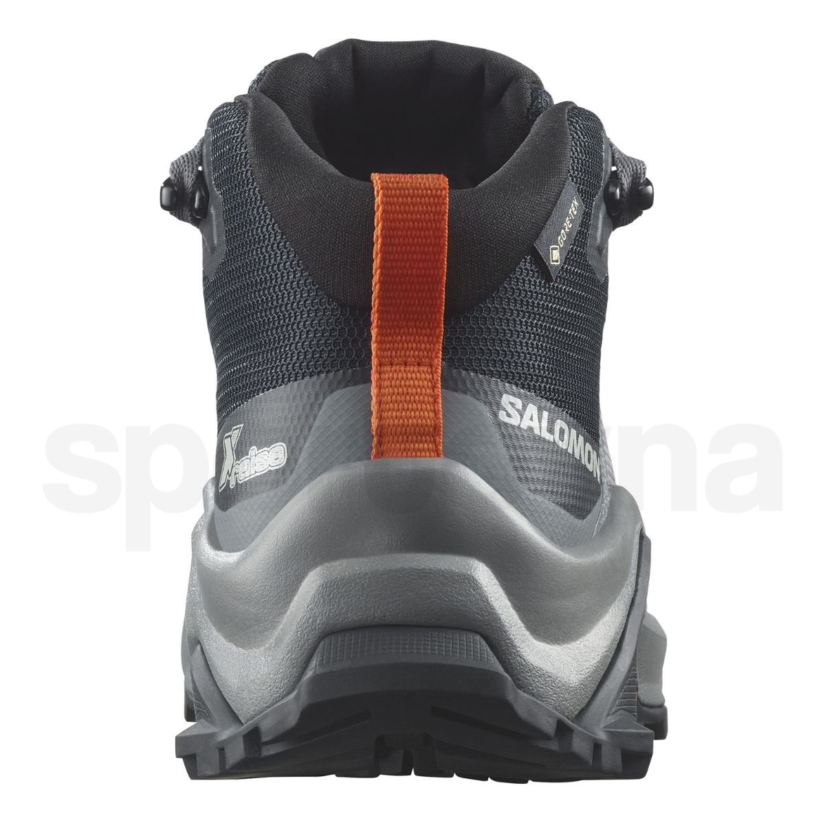 Salomon X Raise Mid GTX J - čierna/sivá/oranžová