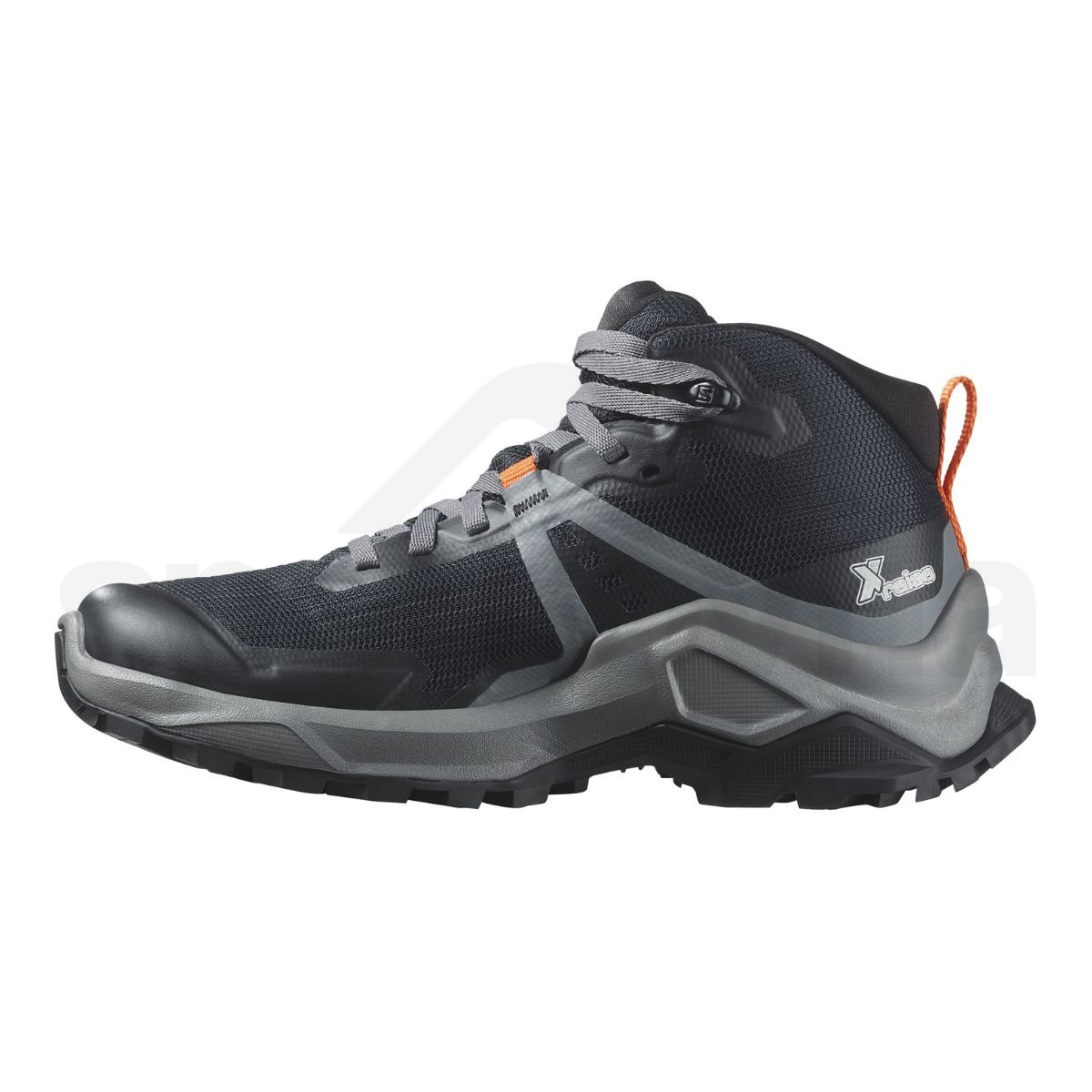 Salomon X Raise Mid GTX J - čierna/sivá/oranžová