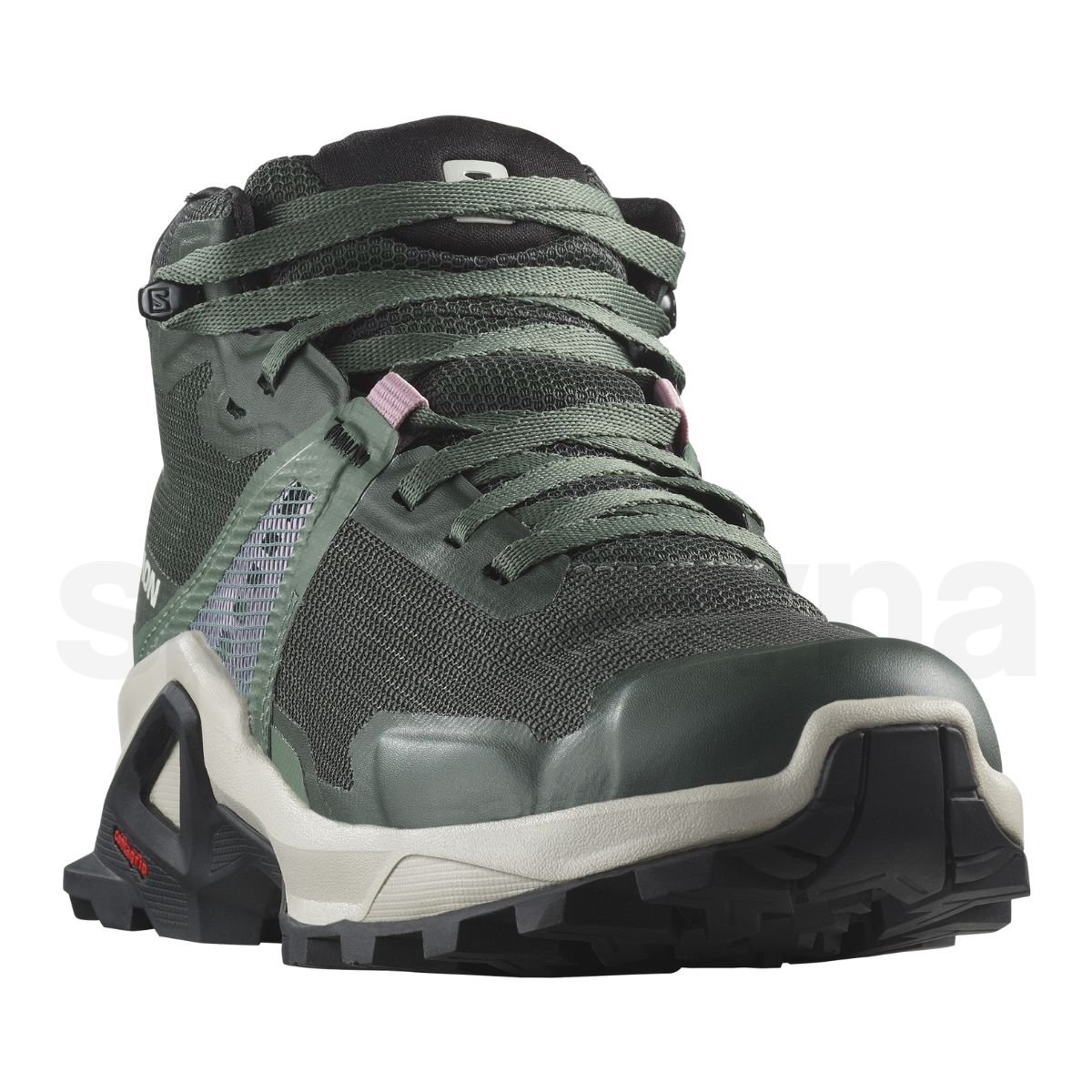 Salomon X Raise Mid GTX J - zelená/ružová