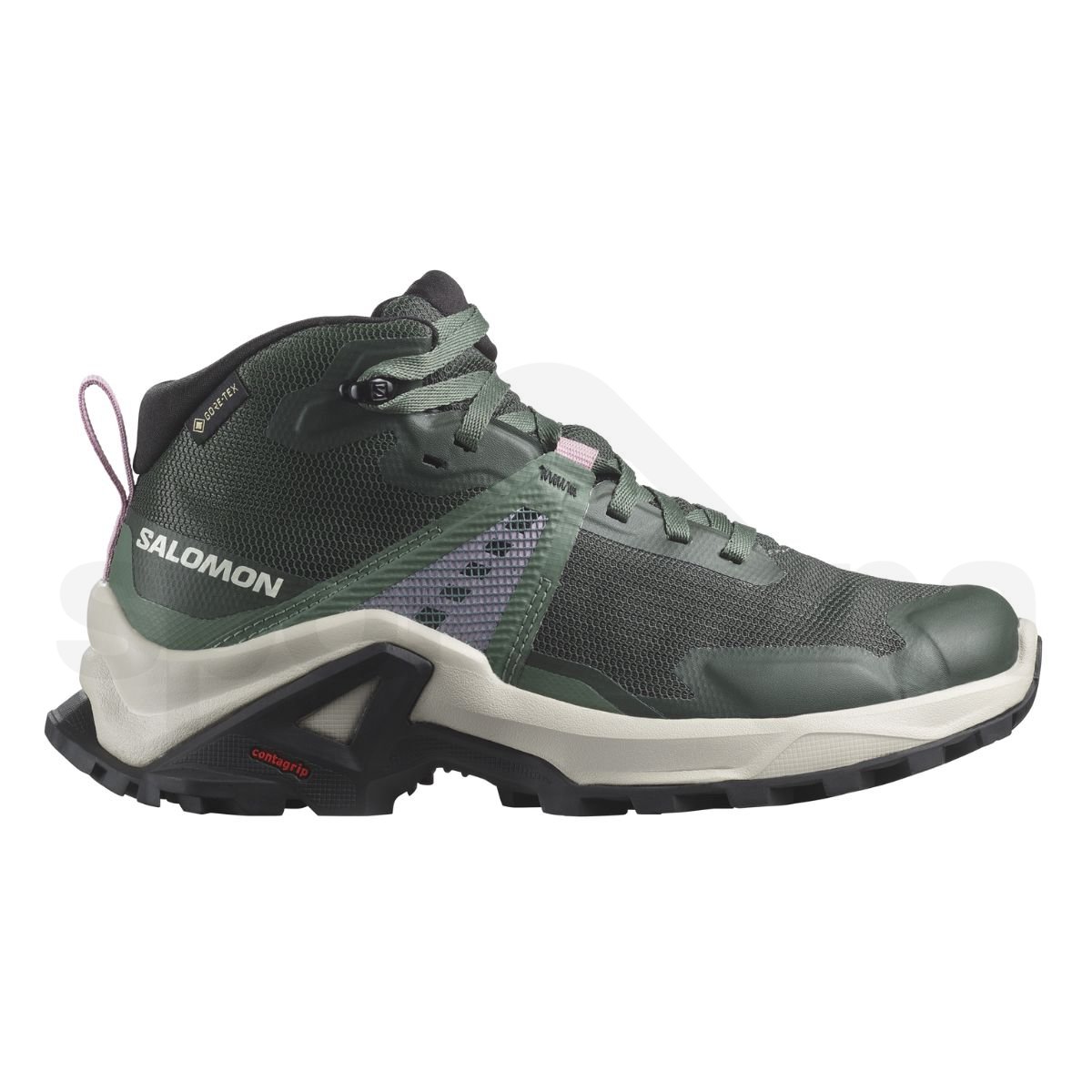 Salomon X Raise Mid GTX J - zelená/ružová