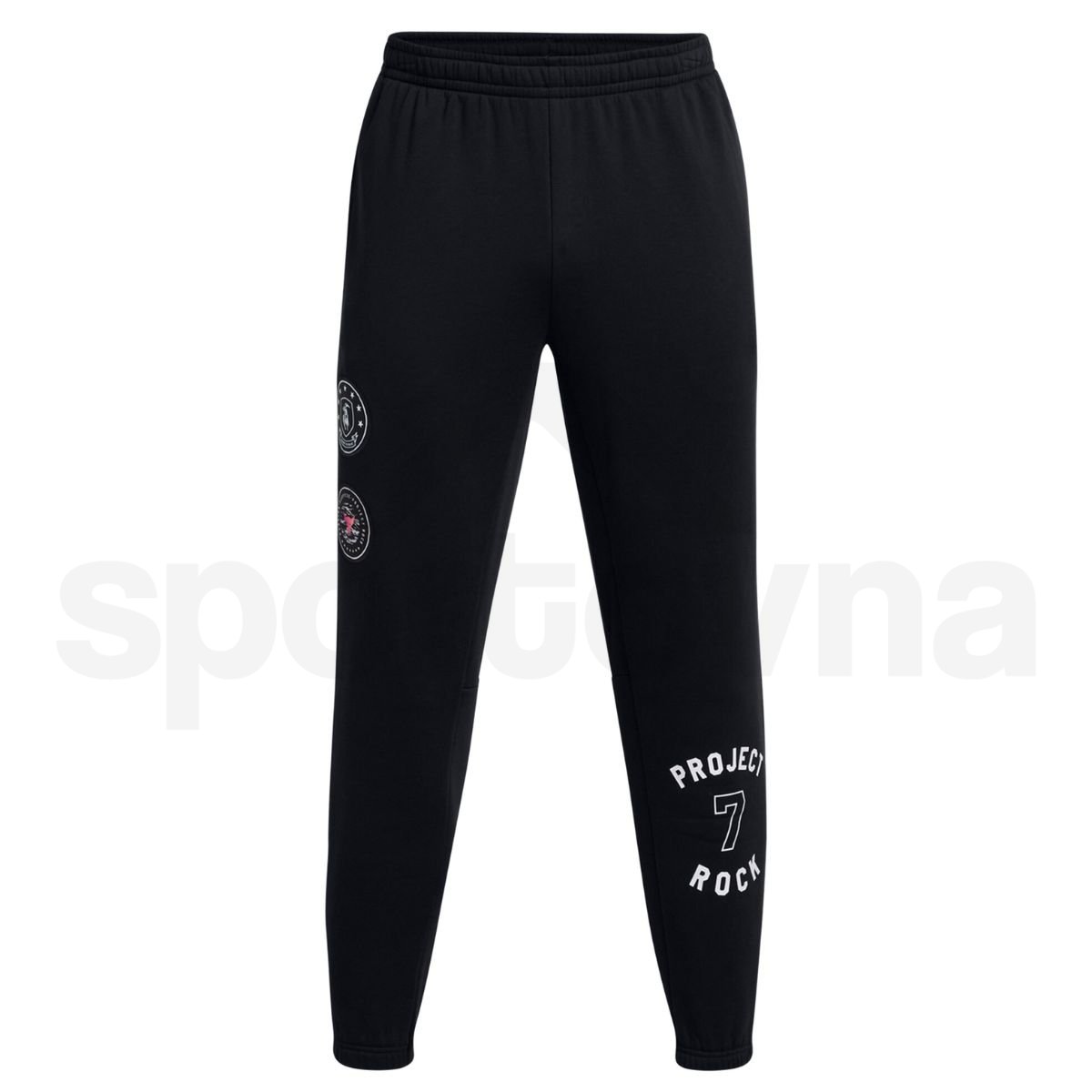 Tepláky Under Armour Project Rock Icon Fleece Jogger Q3 M - černá