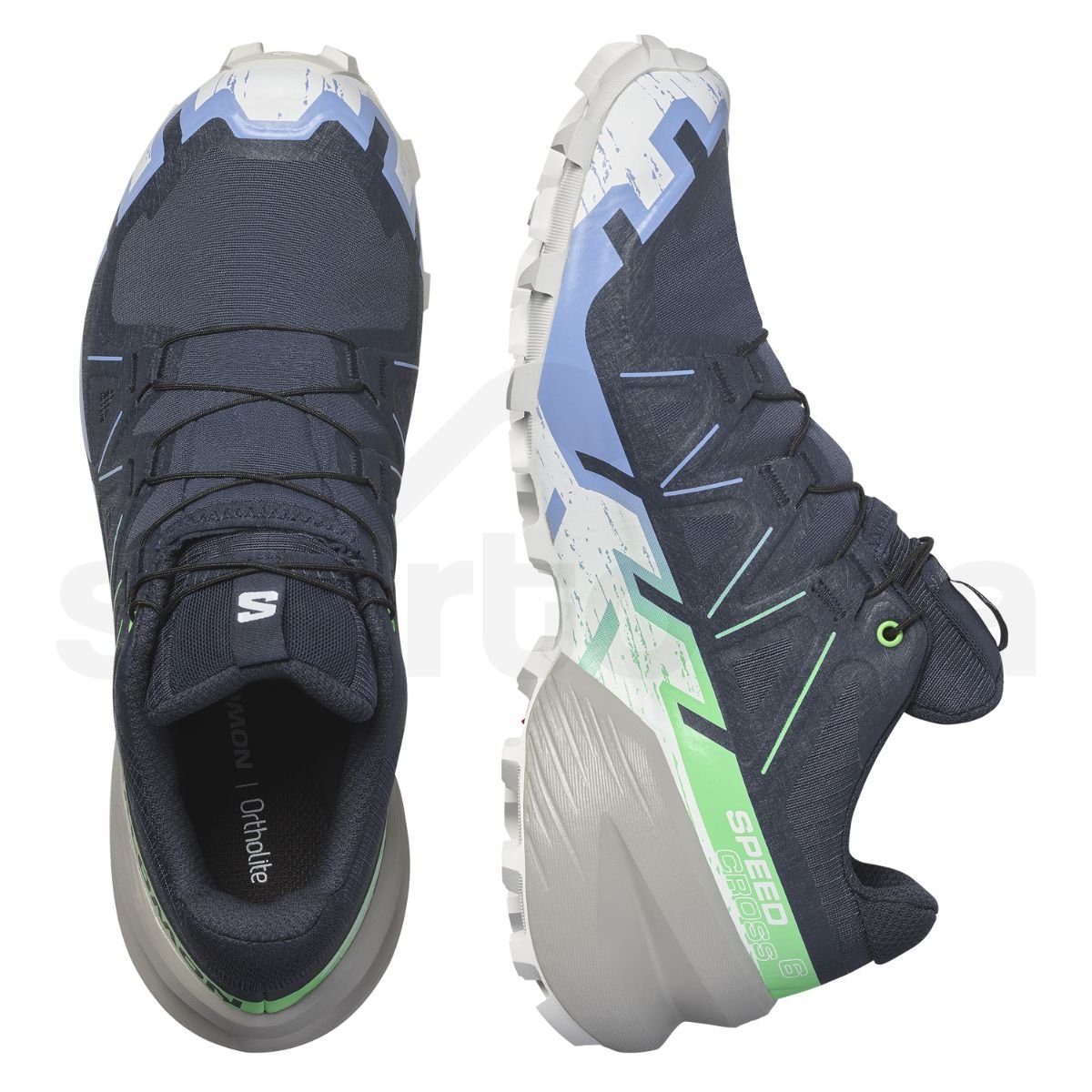 Кросівки Salomon Speedcross 6 GTX W - синій/фіолетовий/білий