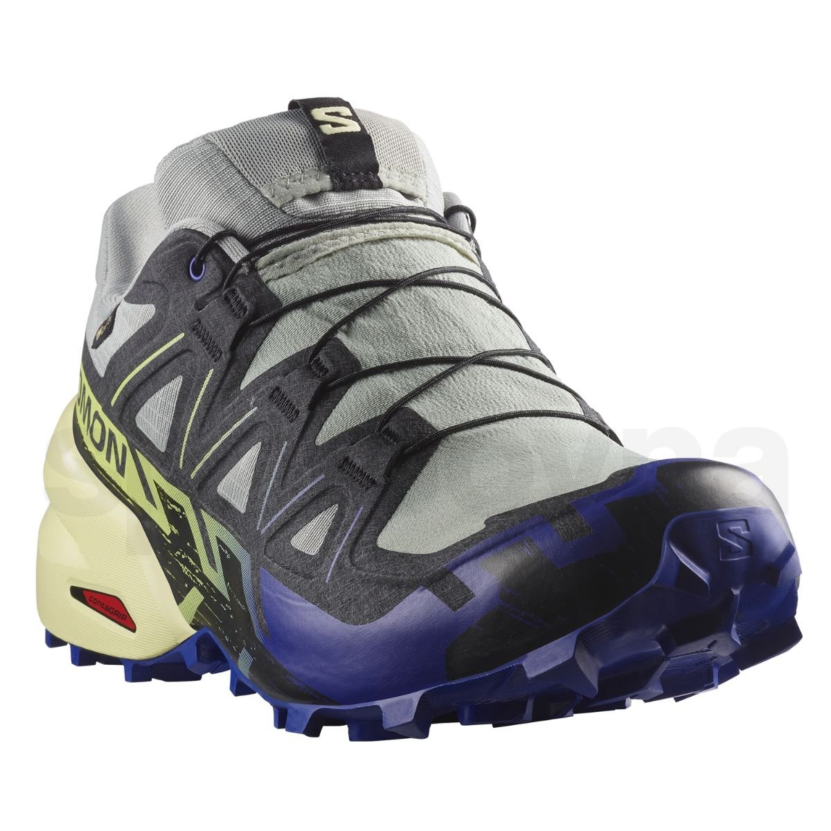 Salomon Speedcross 6 GTX M - sivá/modrá/zelená/