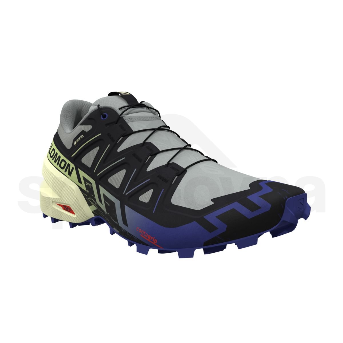 Salomon Speedcross 6 GTX M - sivá/modrá/zelená/