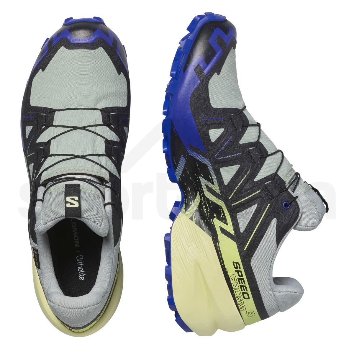 Кросівки Salomon Speedcross 6 GTX M - сірий/синій/зелений/