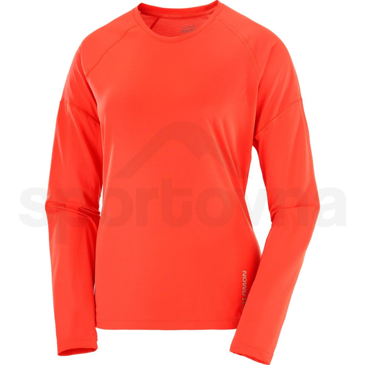 Salomon Cross Run LS Tee W - červená