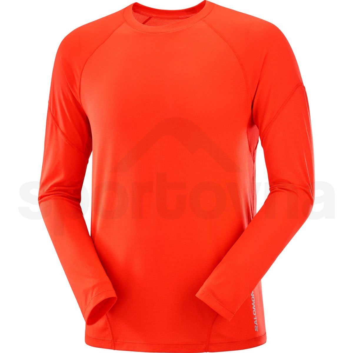 Футболка Salomon Cross Run LS Tee M - червоний