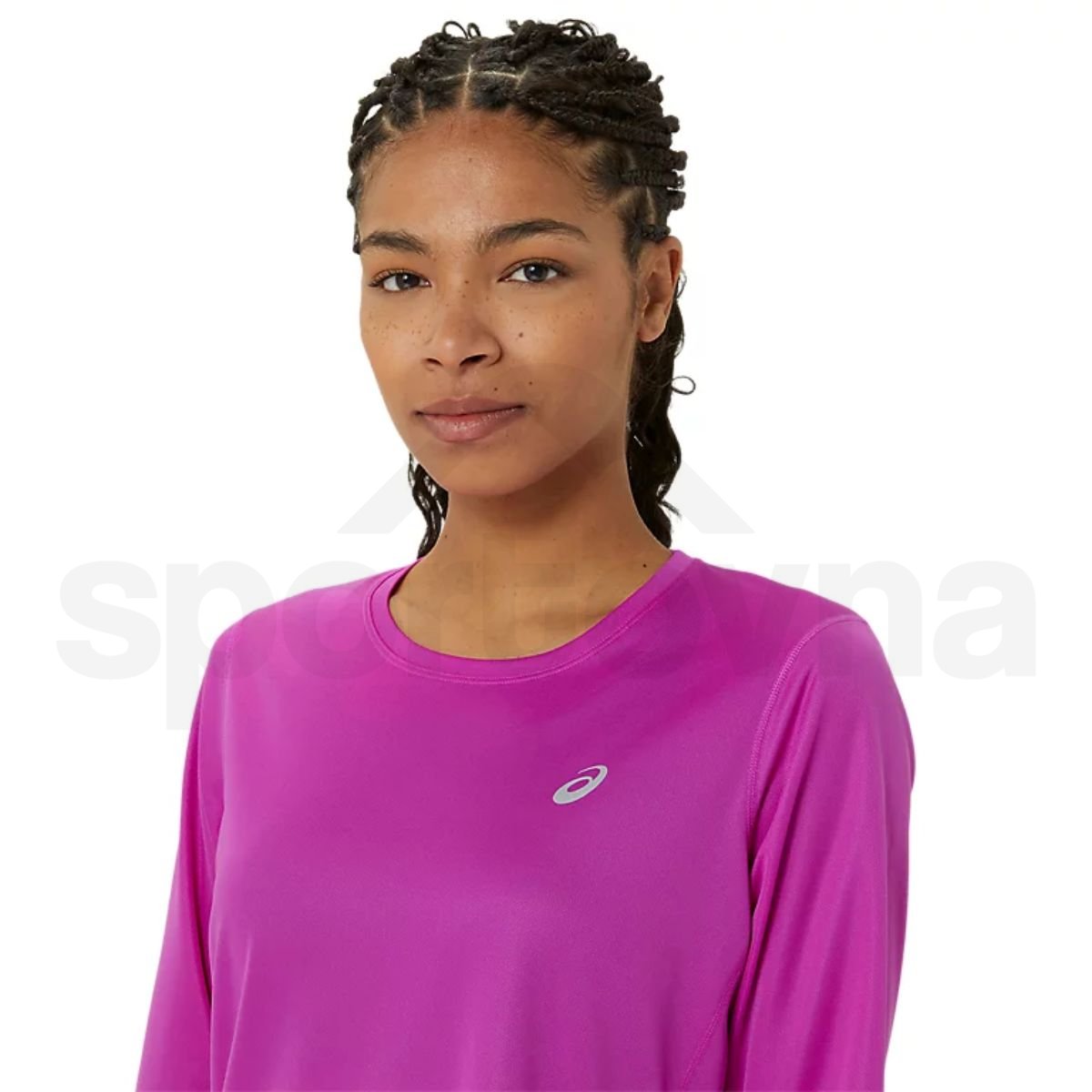 Tričko Asics Core LS Top W - fialová