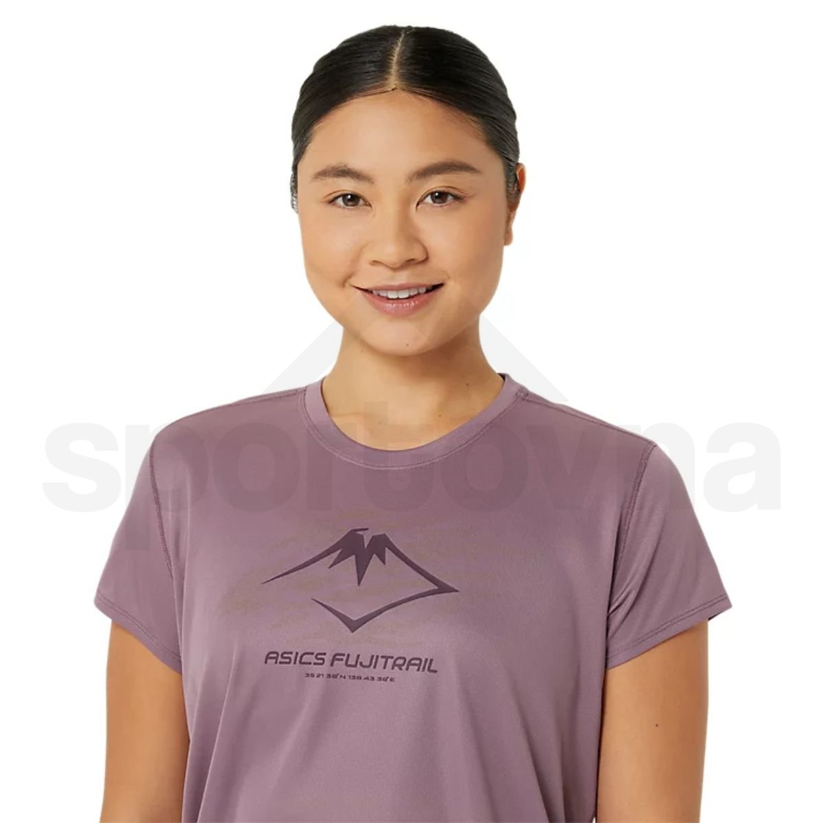 Tričko Asics Fujitrail Logo SS Top W - fialová