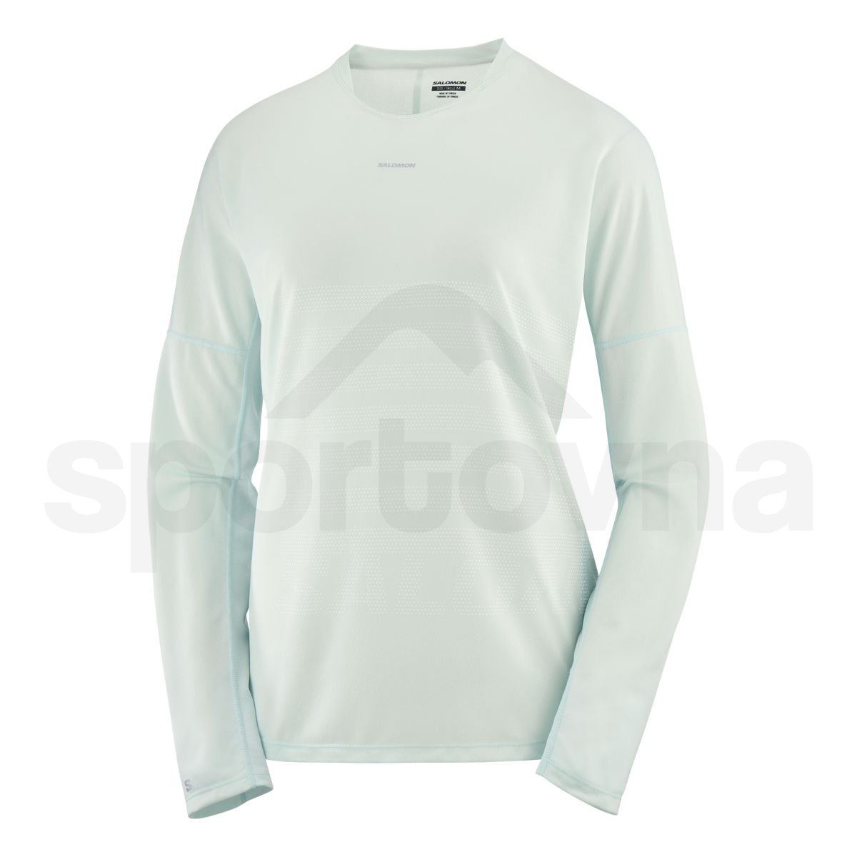 Футболка Salomon Sense Aero LS Tee GFX W - синій