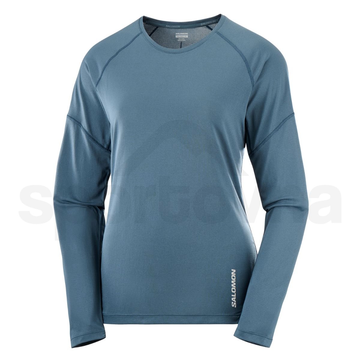 Tričko Salomon Cross Run LS Tee W - modrá