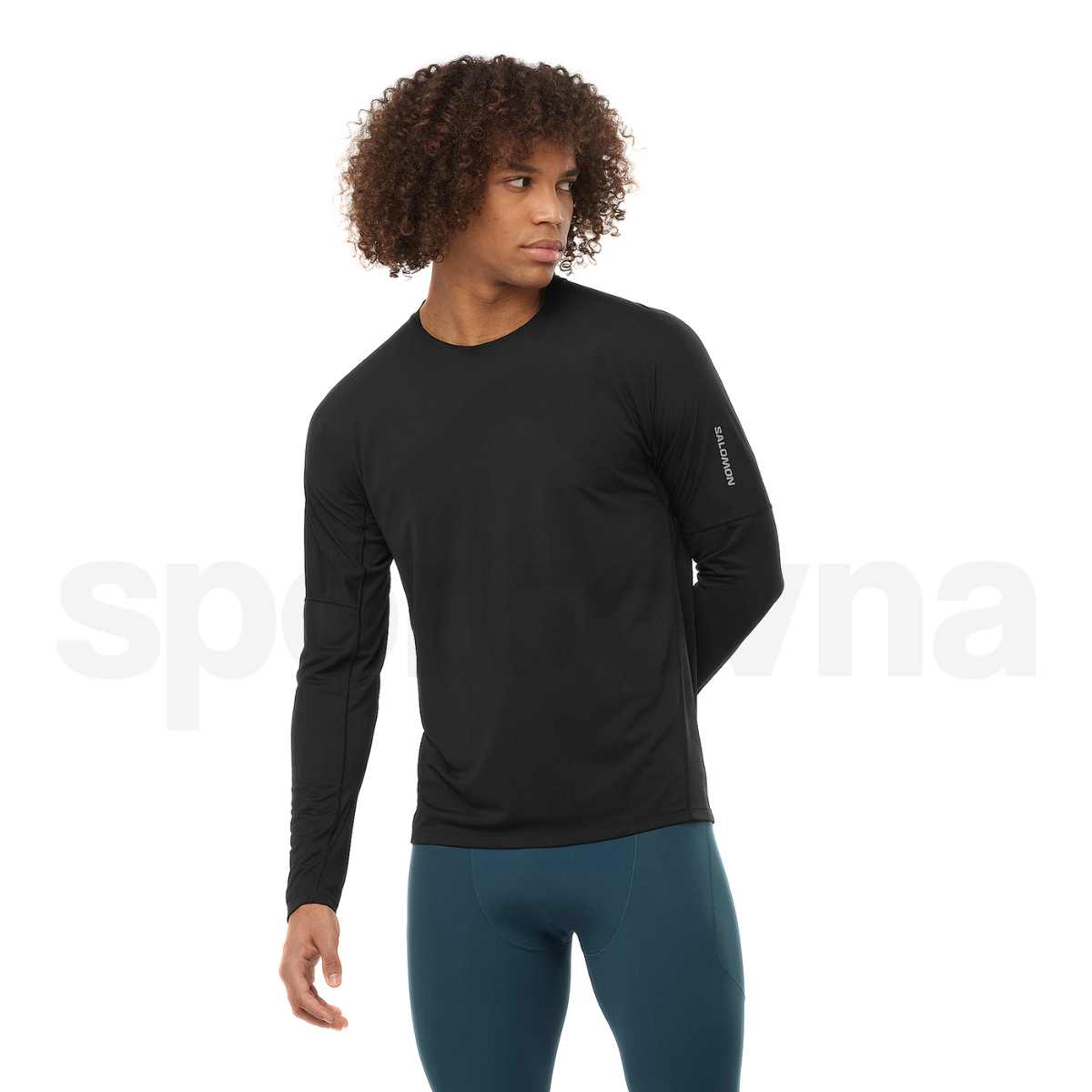 Футболка Salomon Sense Aero LS Tee M - чорний