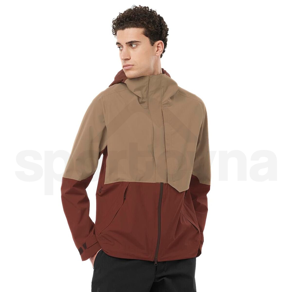 Bunda Salomon Outerpath 2.5L Pro Jkt M - hnědá