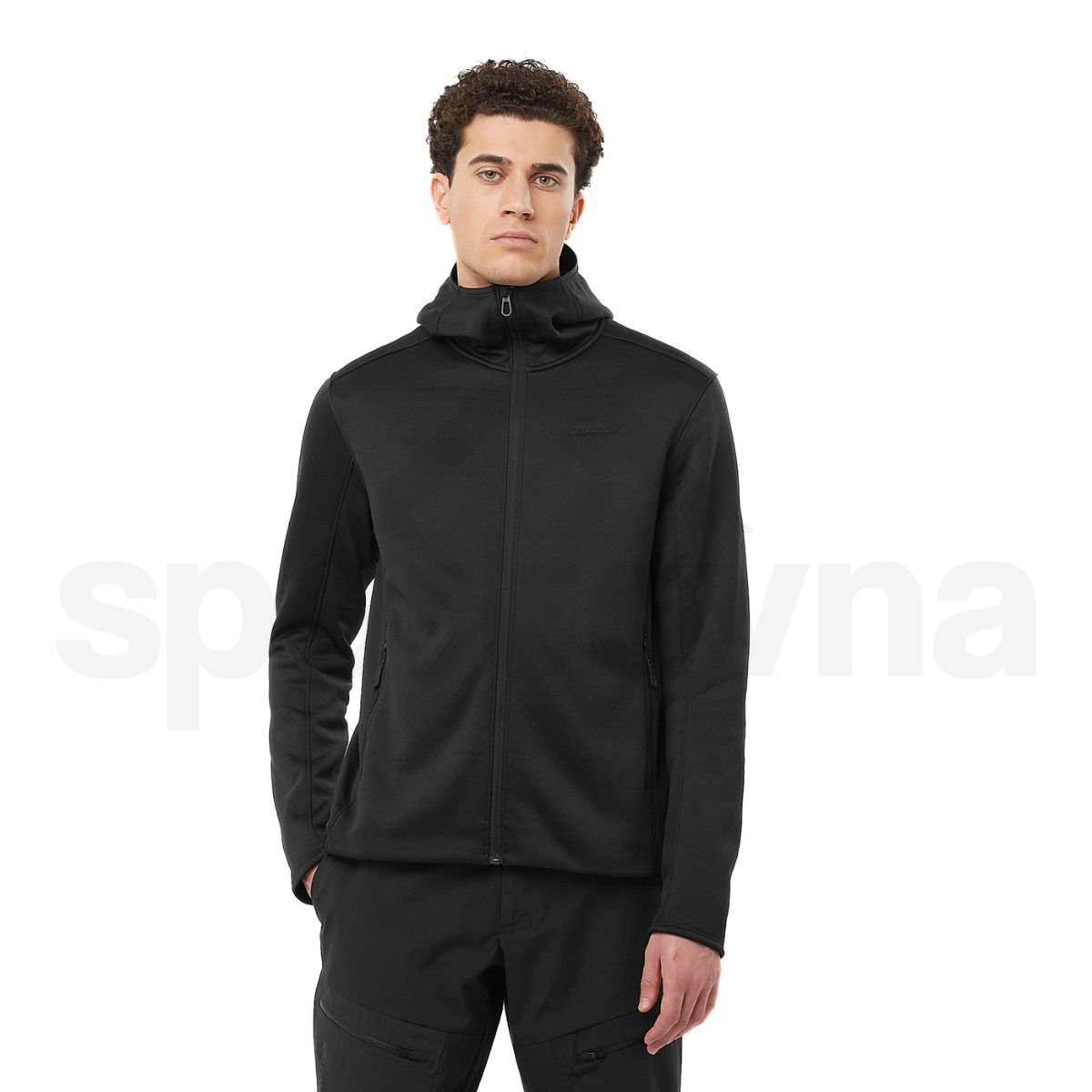 Світшот Salomon Essential Midfleece FZ M - чорний